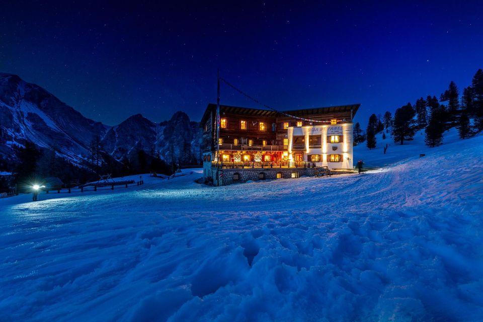 Rifugio fanes bei nacht