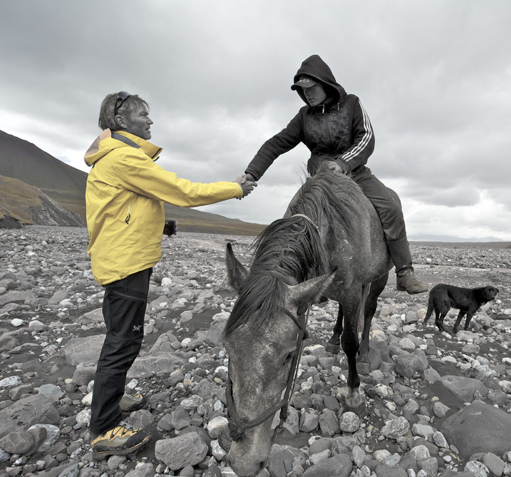 Ade Shaking Hands